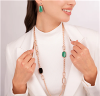 Collana Bronzallure Donna Alba in Lega metallica Pietre dure WSBZ02092BO+GM - WSBZ02092BO+GM